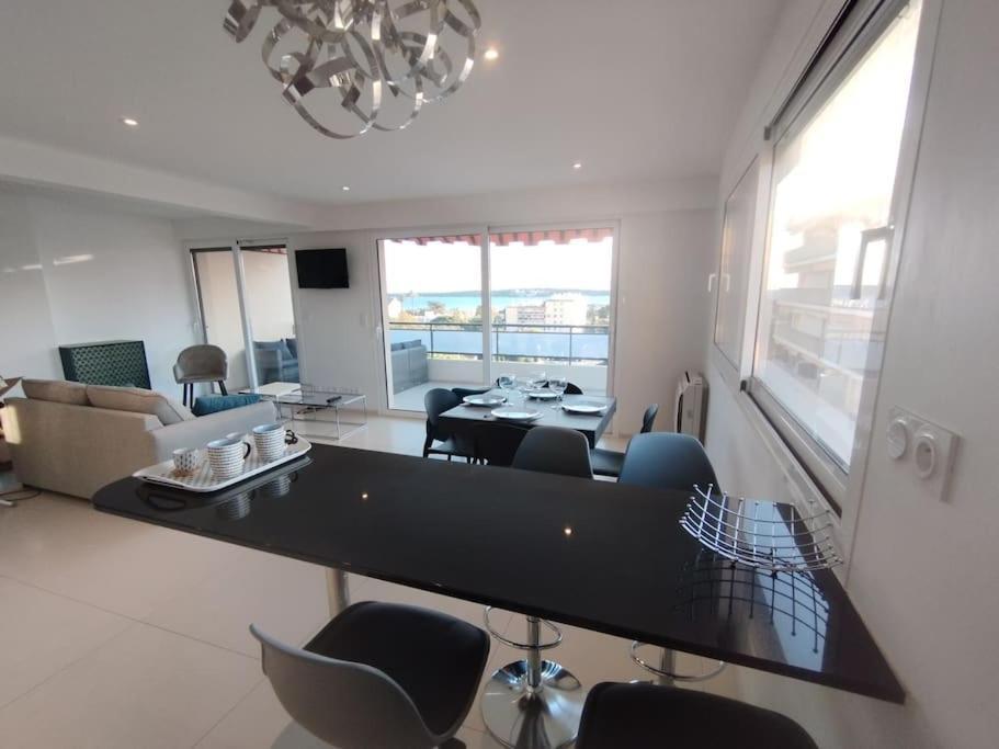 Cannes Vue Mer T2 61M²+ Parking Bagian luar foto