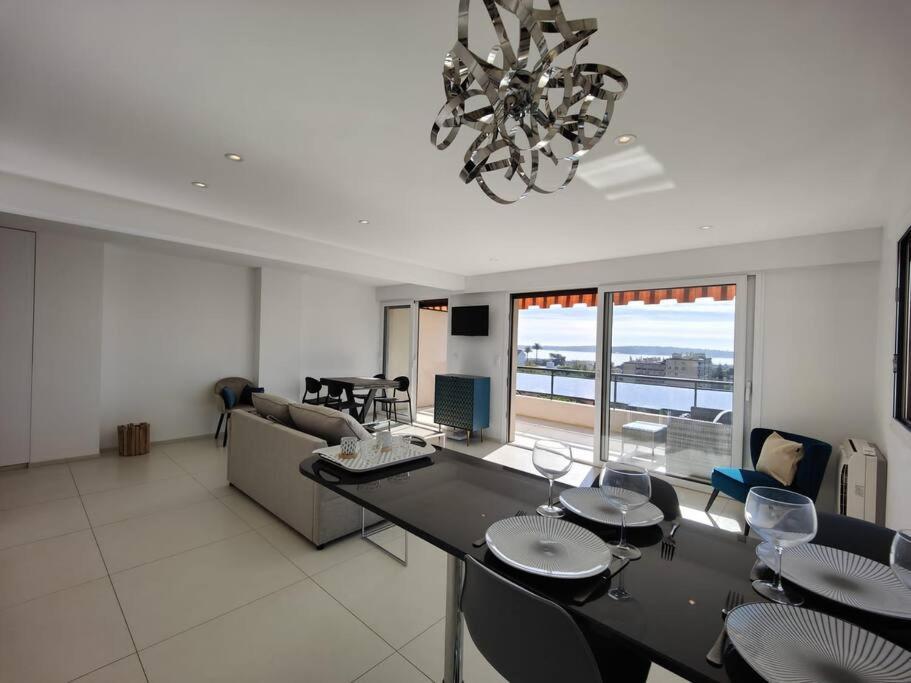Cannes Vue Mer T2 61M²+ Parking Bagian luar foto