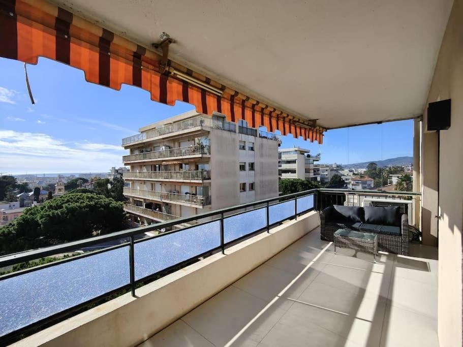 Cannes Vue Mer T2 61M²+ Parking Bagian luar foto